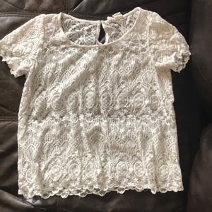 Lace t shirt top